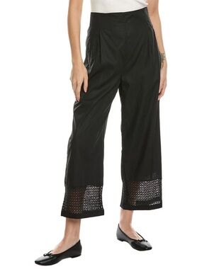 Merlette Leon Pant Black Size 6 100% Cotton